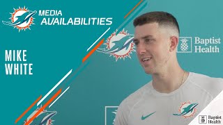Mike White meets with the media | Miami Dolphins training camp
