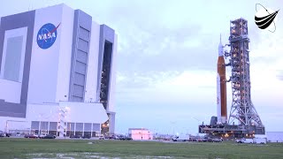 Artemis 1 - Crawls to VAB - Escape from Ian   09-27-2022