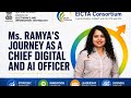 Chief Digital &amp; AI Officer Program | Ramya’s Leadership Journey | IIT Kanpur | E&amp;ICT Academy