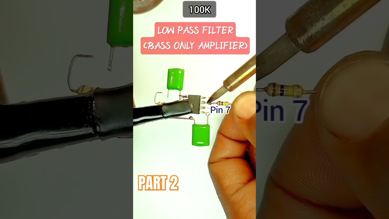 SUB WOOFER PRE-AMPLIFIER MAKING USING JRC 4558 