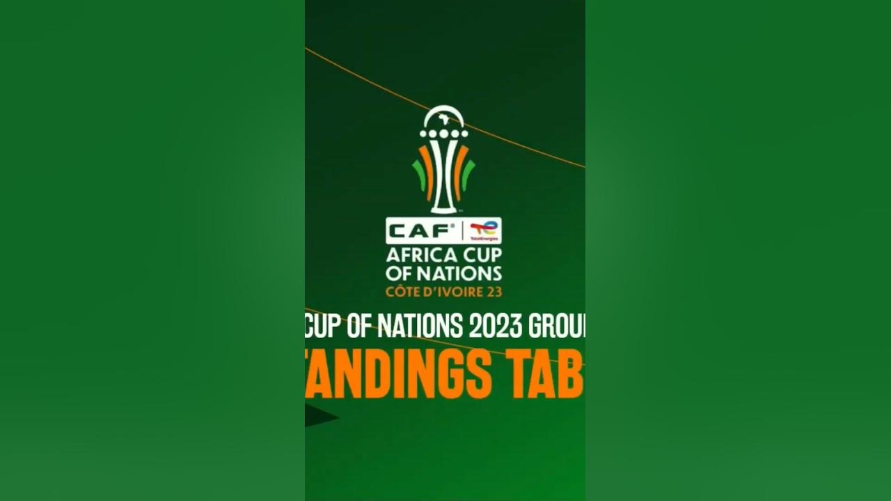 Africa cup of nations 2023 (2024) standings table & results as of