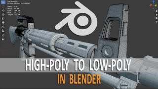 How I Model From High-poly to Low-poly in Blender