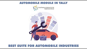Automobile Module in Tally Prime