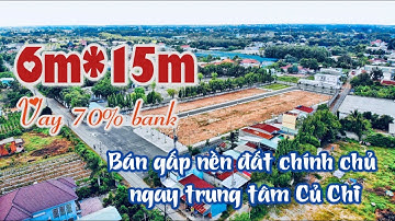 Đất Củ Chi | CẦN BÁN đất 6x15m mặt tiền đường 40m Cây Da, Giá 1,68 tỷ của dự án Xuyên Á Garden