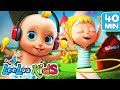 🟡DANCE and ACTION Songs with Johny Johny | Nursery Rhymes Collection | LooLoo KIDS