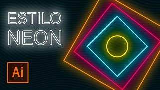 Efecto Neon en Illustrator | Tutorial Diseño Gráfico