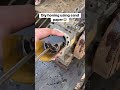 How did you clean it with sandpaper #shortvideo
