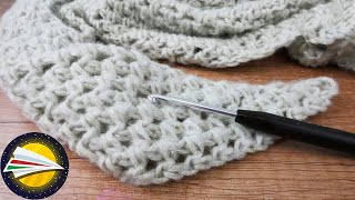 Könnyű pamutkendő nyárra | nagyon egyszerű horgolt kendő félpálcából &  láncszemből | horgolóiskola - YouTube