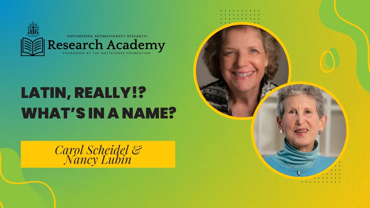 Latin, really?! What's in a name? with Carol Scheidel and Nancy Lubin