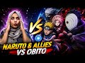 Naruto & Allies vs Obito 💀🔥 | 4th Great Ninja War Reaction 🔥