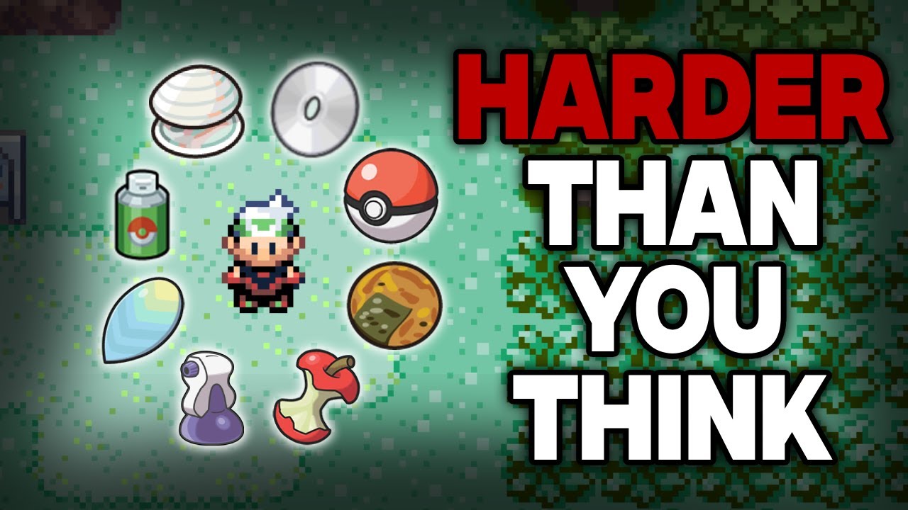 I collected EVERY item in Pokemon Emerald