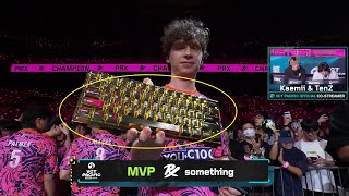 TenZ's Amazed Reaction to PRX Something’s Golden Keyboard MVP Prize!