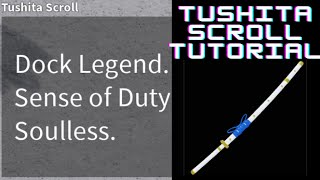 Tushita Scrolls Docks Legend, Sense of Duty, Soulless Tutorial/Guide Blox Fruits