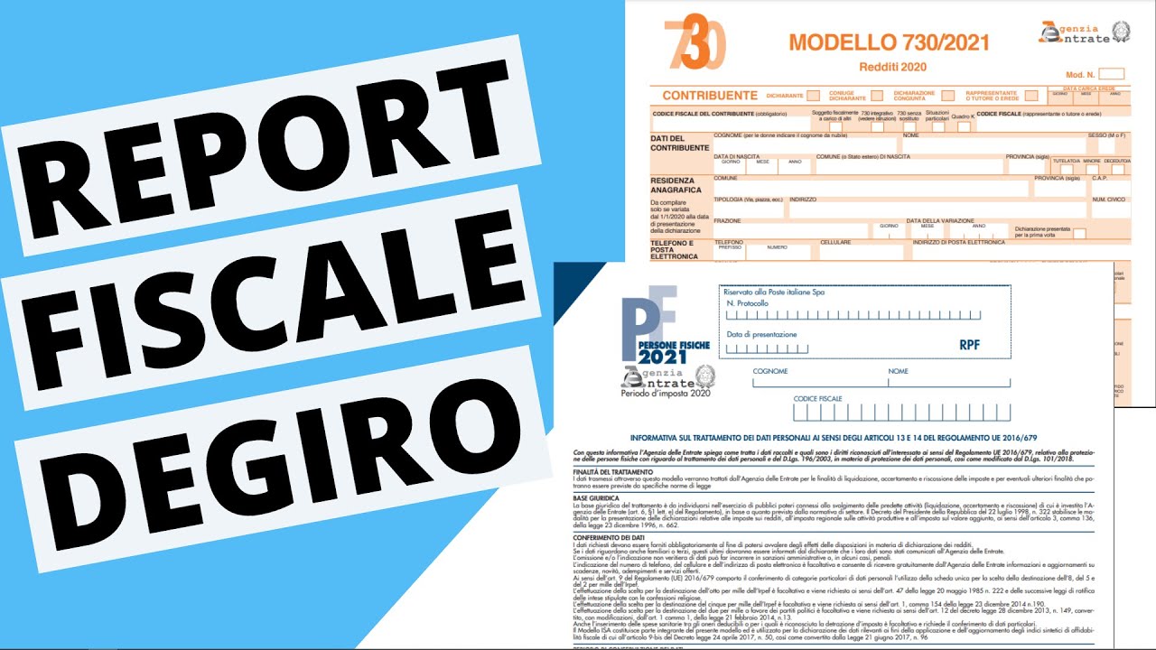 Report Fiscale Di DEGIRO YouTube