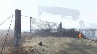 Fallout 4. Volleyball net.