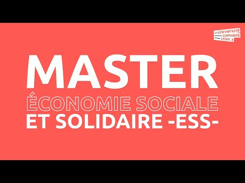 Master Économie sociale et solidaire - ESS (version longue)