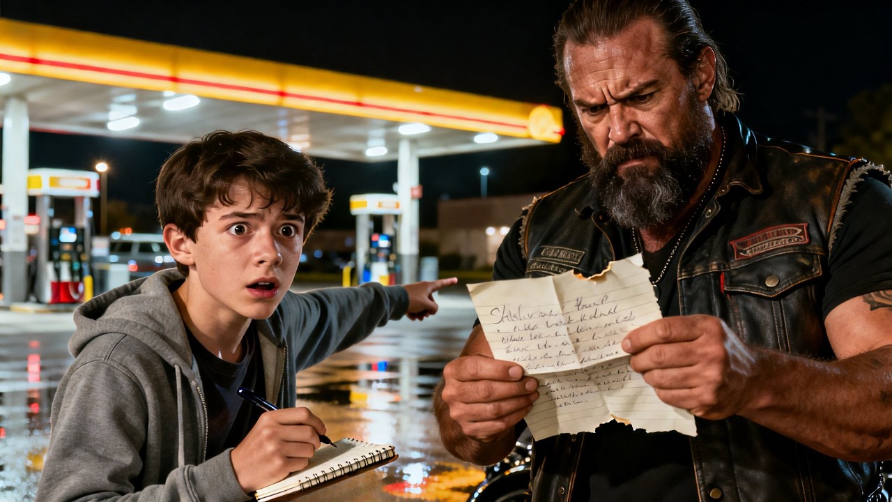 Orphan Boy, Deaf, Spotted Kidnapper by Reading Lips at Stop — 156 Hells Angels Then Took Action