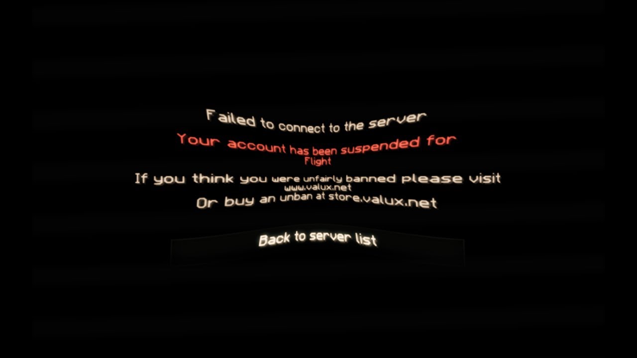 BANNED on Valux for FLIGHT?!