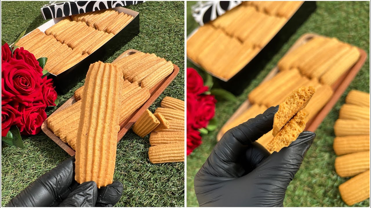 وبدون افتكاسات او بيكنج بودر❌هاتعملي احلي واخف بسكوت زبده بالكيس ينافس المحلات💫😋 #نواعم_العيد