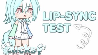 Lip-sync Test!!