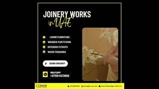 Custom Joinery &amp; Carpentry Works UAE | Transform Your Home #Shorts