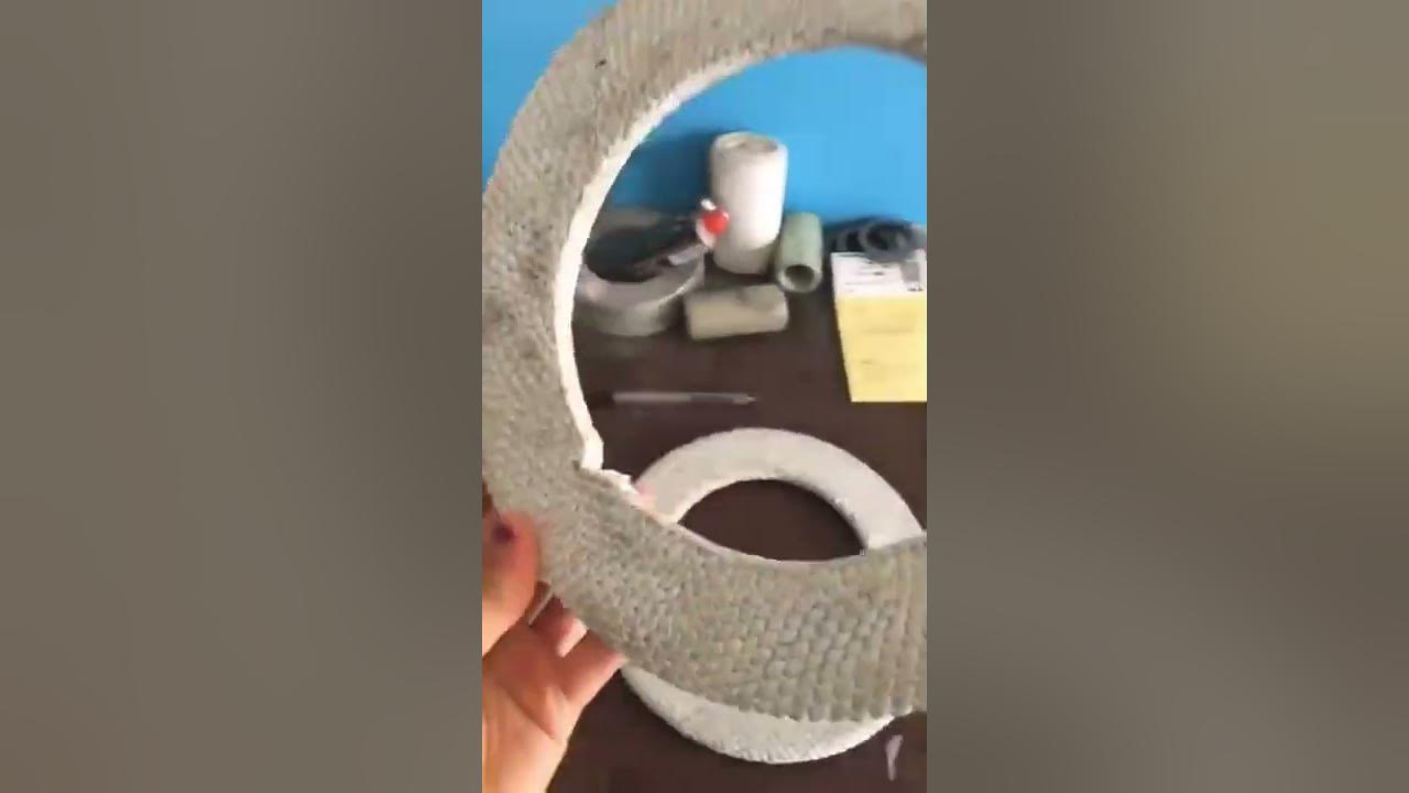 Asbestos braided gasket, asbestos cloth gasket, ceramic fibre cloth