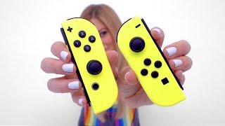 Nintendo Switch - Neon JoyCons and Arms Gameplay!