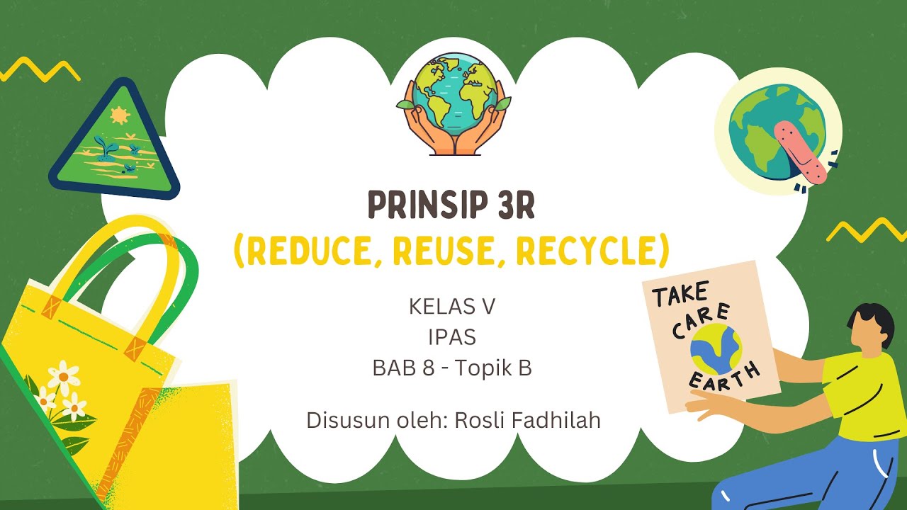 3R Reduce, Reuse, Recycle - Kelas V - IPAS BAB 8 - Topik B - YouTube