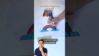 shrinking drawings in microwave? 😱 #shorts #diy #lifehacks