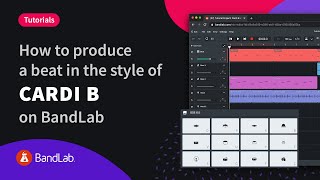 How to produce a Cardi B style beat using BandLab screenshot 2