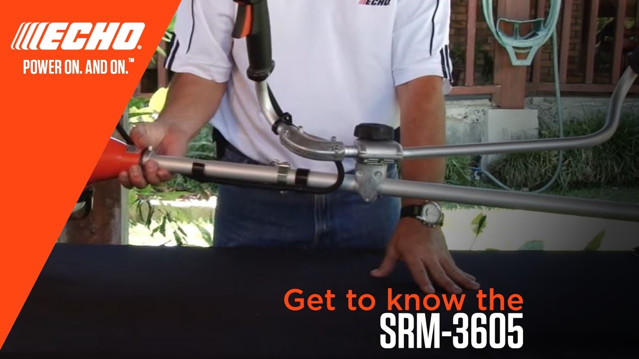 ECHO Brushcutter SRM-3605 Product Knowledge English - YouTube