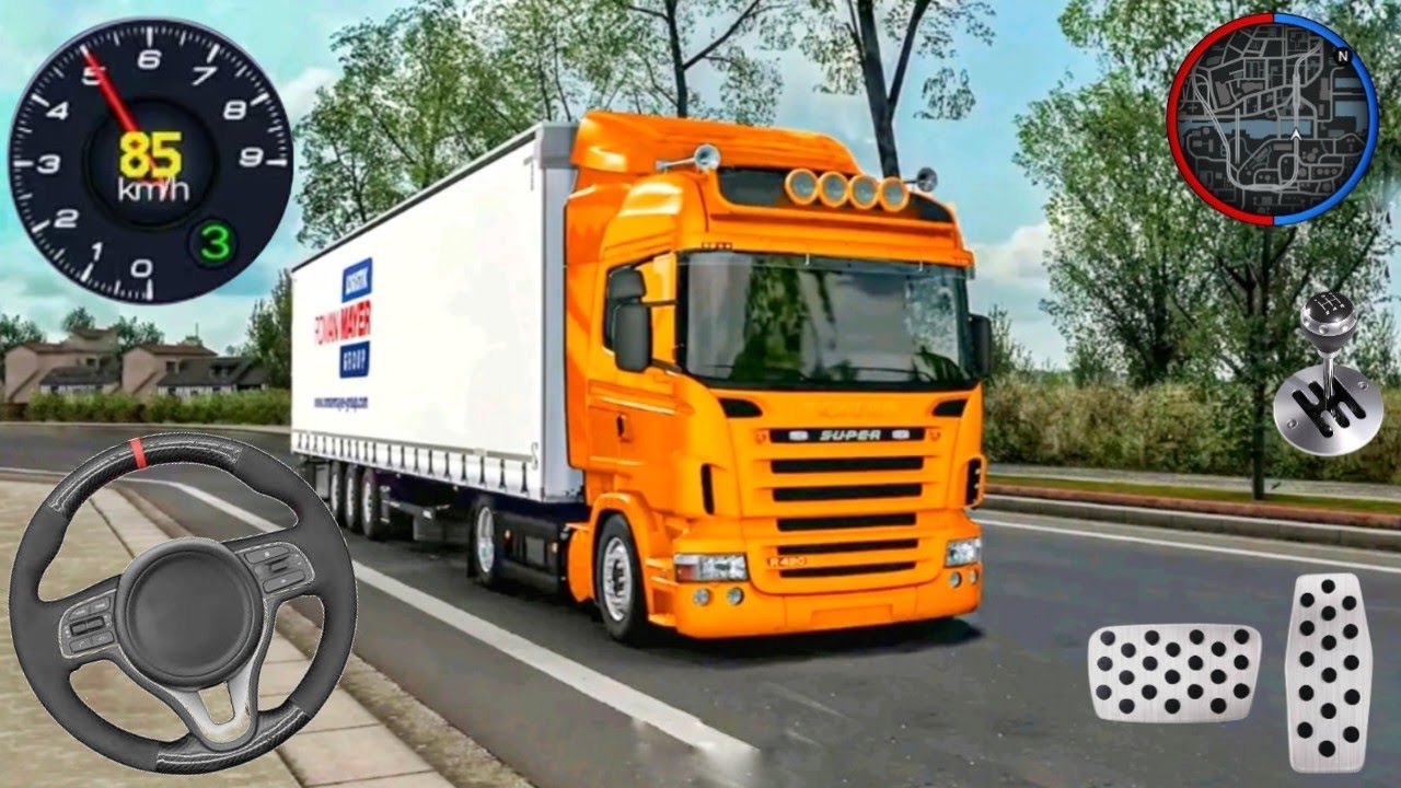 American Truck US Cargo Truck Driver Games - Transporter Delivery Truck Simulator Android GamePlay