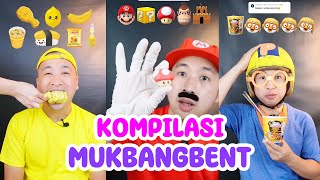 KOMPILASI MUKBANGBENT | MAKAN SERBA EMOJI LUCU | MAKAN SESUAI WARNA | EATING SHOW