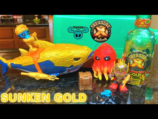 Treasure X Sunken Gold Shark's Treasure and Bottle Smash
