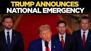 LIVE: Donald Trump's Shocking Remark On National Emergency | Trump Latest News Live | Trump Speech