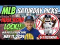 HUGE MLB LOCK!! MLB Picks Today 5/11/2024 | Free MLB Picks, Predictions & Sports Betting Advice