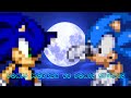 Sonic modern VS Sonic clássic (em animação de sprites)