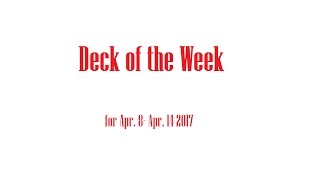 Deck Of The Week 27! (Apr. 8- Apr. 14 2017: Double Giant Deck+ First Ever Draft Chest!)