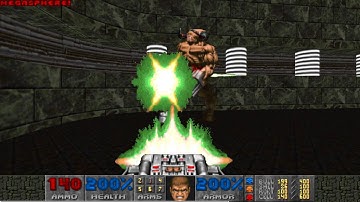 Doom II Death in Excess - Map 4 UV-MAX [TAS] in 17:34