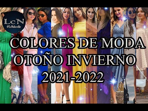 Video: Colores de moda en ropa otoño-invierno 2021-2022