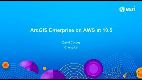 ArcGIS Enterprise in the Amazon Cloud