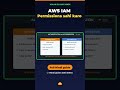 AWS IAM Explained in Hindi — Users, Roles, MFA 🔥 #shorts #aws