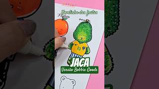 Pintando Bobbie Goods versão frutas #frutas #bobbiegoods #coloringbook #coloring #arte #novelinhas