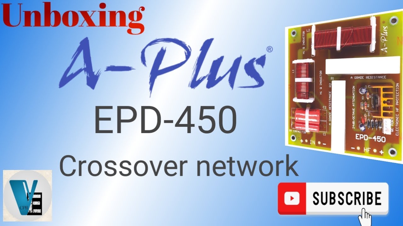 A-plus EPD-450 crossover network plate