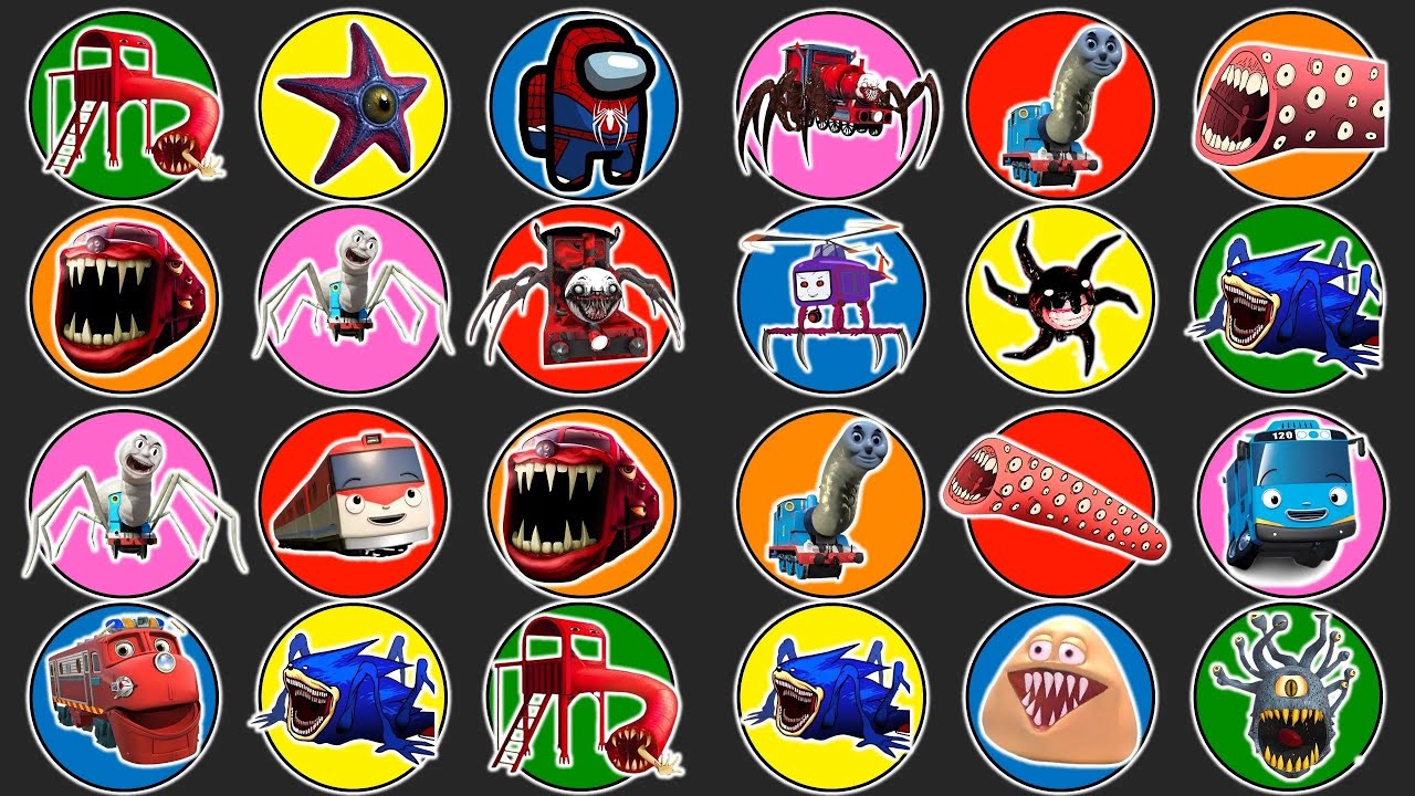 Spin Wheel Thomas Lipan, Train Eater, Bus Tayo, Shin Sonic, Pou, Beholder Eater