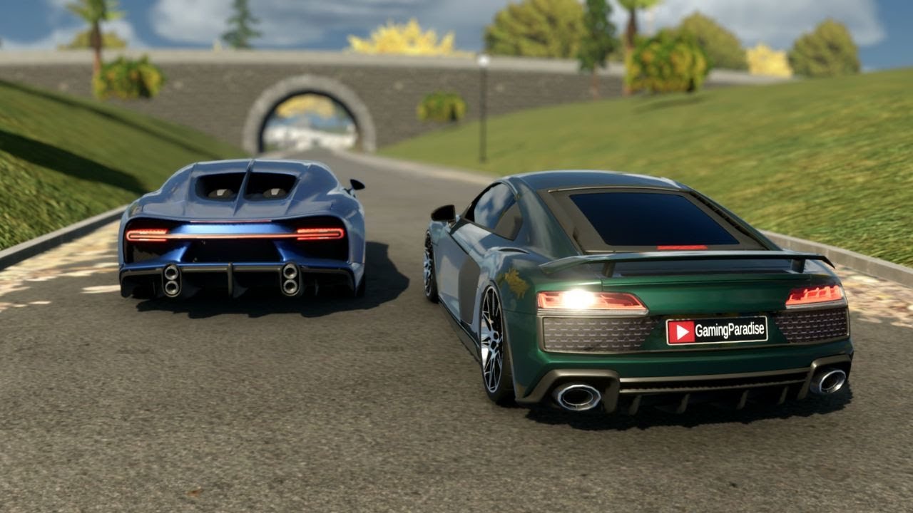 Audi R8 v/s Bugatti Chiron | Car Parking Multiplayer 2 | Gameplay - YouTube