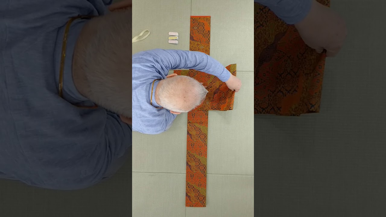 弓岡勝美の一番簡単切らない作り帯  名古屋帯編