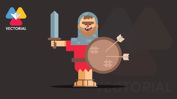 How to Draw a Video GAME CHARACTER - Adobe Illustrator Tutorial