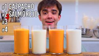 Hago las 4 sopas frías españolas clásicas
