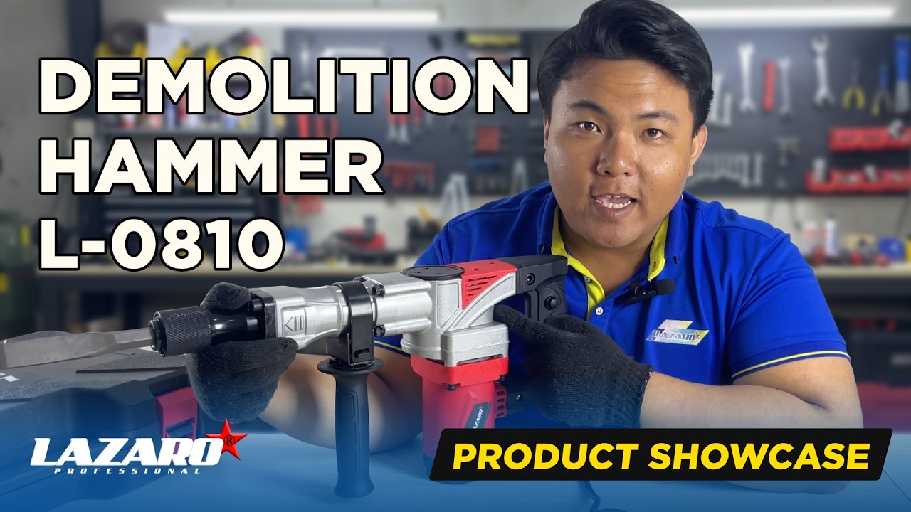 [Product Showcase] Demolition Hammer L-0180 LAZARO